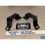 OEM 1961 1962 1963 1964 Cadillac Deville Eldorado Fleetwood UPPER RADIATOR HOLD DOWN MOUNTING BRACKETS WITH RUBBER CUSHION PAD #1475179/#578372